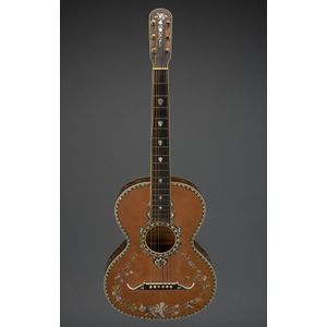 Italian guitar, by Alessandro Lybeert, Florence, circa 1891,…