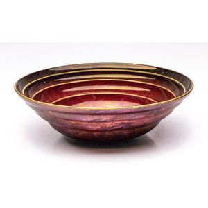 Carlton Ware 'Rouge Royale' Large Bowl with Gilded Decorations ...