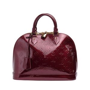 Louis Vuitton Purple Vernis Alma GM Leather Patent leather ref