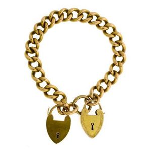 9ct 9K Yellow Gold Belcher Horseshoe Bracelet Bracelet 14.1G