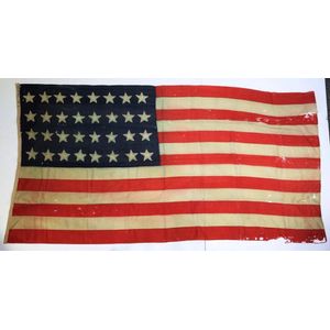 vintage national and military related flags - price guide and values