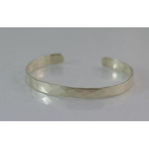 Silver Cuff Beaten - Bracelets/Bangles - Jewellery