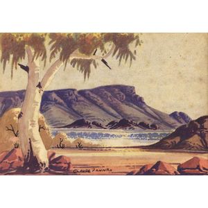 Claude Pannka (1928-1972): Hermannsburg school landscape…