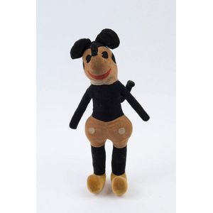 Mickey Mouse, well-loved Mickey stuffed doll in felt; made in…