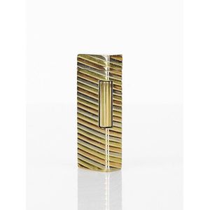 Dunhill two cigarette lighters one 18ct three-tone gold Dunhill…