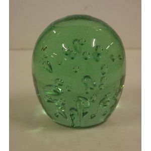 Antique end of day dump glass paperweight 12 cm high approx