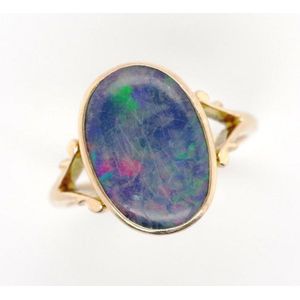 15ct Rose Gold Opal Ring by William Hooper - Rings - Jewellery