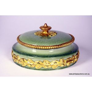 A Sevres porcelain dressing table box, 1920s-30s, with design…