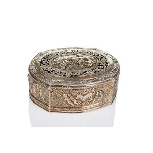 German silver trinket box, mark of J. D. Schleibner Sohne,…