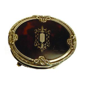 A George V silver plique-à-jour dressing table box, oval shape,…
