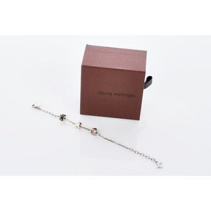 Louis Vuitton Crystal Gamble Bracelet - Silver-Tone Metal Charm