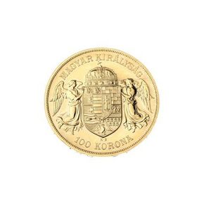 Hungarian 100 Korona gold coin, restrike 1908, 0.900 gold, wt.…
