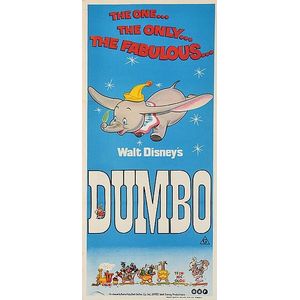 'Dumbo', Buena Vista, 1941, re-issue 1972, Australian daybill…