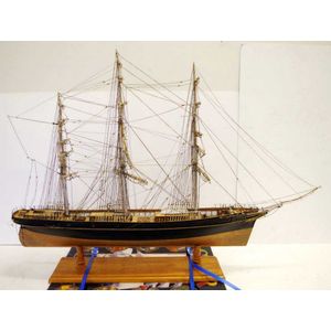 Cutty Sark ship model on display stand, 102 cm long, 72 cm high,…