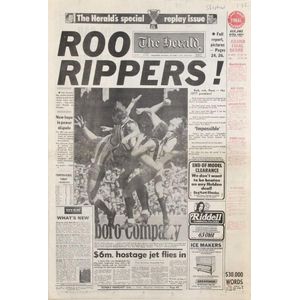 Newspaper Pages & posters: c1915-64 newspaper pages with…