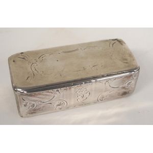 Georgian old Sheffield plate snuff box with pseudo hallmarked…