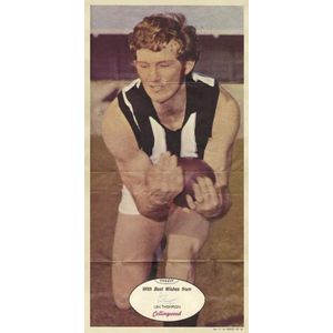 1971 Scanlens 'Footballers' poster, no.17 Len Thompson…