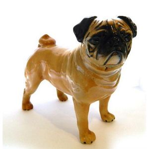 John Beswick JBD93 CARLIN FAUVE dog figurine