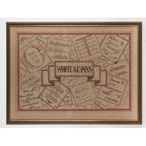 White & Evans of Hobart, antique hand painted point of sale&hellip;