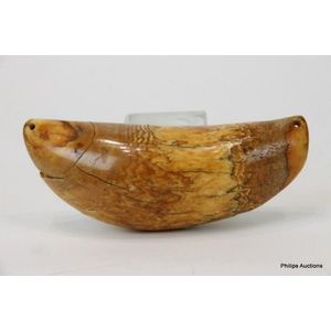 A Fiji Whaletooth pendant, tabua, probably 19th century the&hellip;