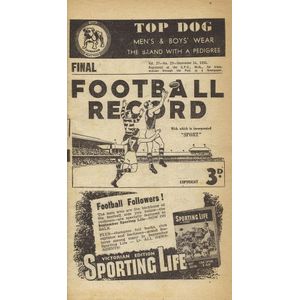 1950 'Football Record', Preliminary Final - North Melbourne v…