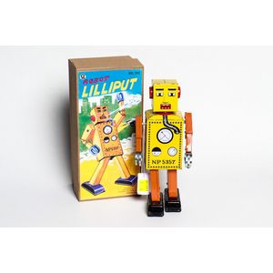 Tin toy, Robot Lilliput, made in China, with box, height 22 cm