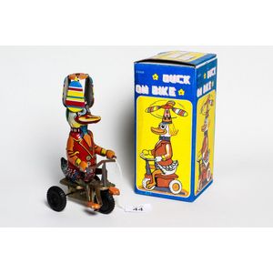 Tin Toy Duck on Tricycle °° Made in Germany °° Tin Toy Duck °° 