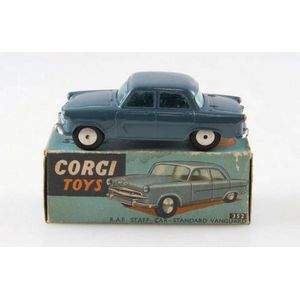 Toy and model Standard Vanguard vehicles from the 1950s and 1960s  