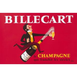A Herve Morvan 'Billecart' poster, 1970, the poster was…