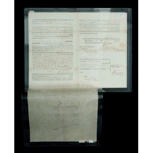 Four Australian Colonial documents. Early printed Indenture,…