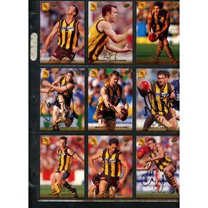 1994 football cards in album, noted 1994 Select AFL [200] & Legend Card  Gary Ablett ; 1994 Select AFL Cazaly [100], Cazaly Classic Gold Cards [9] &  Tony Modra Wild Card ;