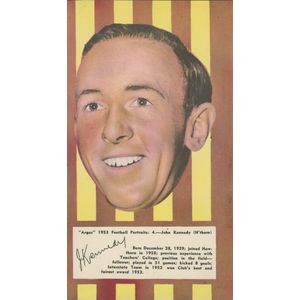 1953 Argus '1953 Football Portraits', part set (53/72). Mainly…