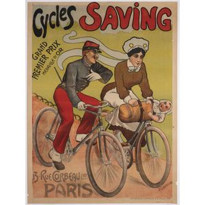 'Cycles Saving/Grand Premier Prix Medaille D'Or', c1900 vintage…