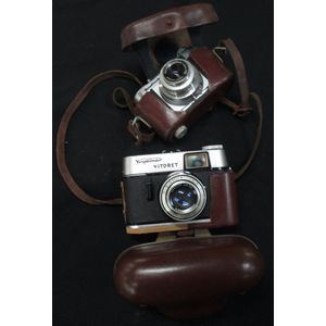 Cameras: Voigtlander 'Vitoret' and 'Vito B' (some corrosion),…