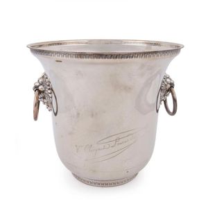 Veuve Clicquot Ponsardin silver plated champagne ice bucket,…