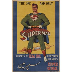 India: Superman: 1950 (circa) 'the One and Only Superman'…