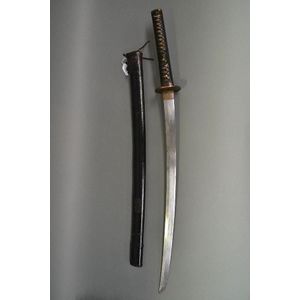 WWII Japanese Samurai Sword & Sheath - Edged Weapons - Militaria & Weapons