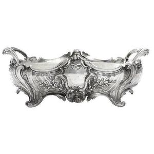 A Christofle, Belle Epoque silver plated bronze jardiniere,…