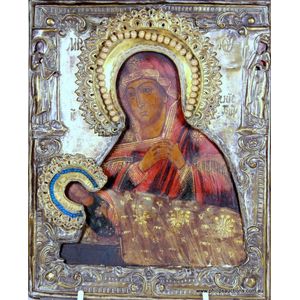 A Russian 'Lamentation' icon, early to mid 19th century, in…