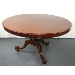 Australian Cedar Pedestal Dining Table - Tables - Dining & Other Large ...