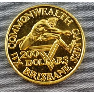 Australian two hundred dollar gold coin 1982 XII commonwealth…