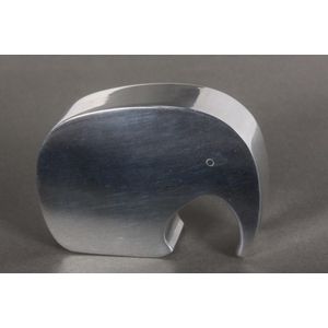 Georg Jensen bottle opener, in the form of an elephant, boxed,…