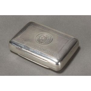 antique sterling silver snuff boxes - price guide and values