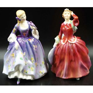 Royal Doulton Lady Figurines - Blithe Morning and Nicola - Royal ...