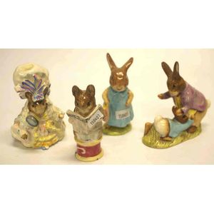 Four various Beswick Beatrix Potter figurines including Mr…