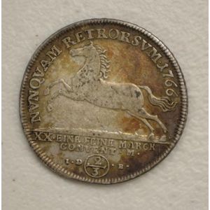 German States 2/3 Thaler silver coin 1764-1779 Principality of…