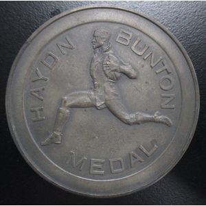 Collingwood: Len Thompson's Haydn Bunton Medal, awarded by 'The…