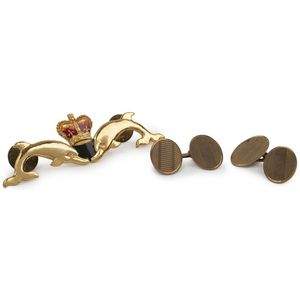 Cufflinks, Tie Pins & Badges: Group of Polly Farmer's cufflinks&hellip;