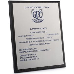1995-2006 Geelong: Group including Player's Plaque (20 x 25 cm);…