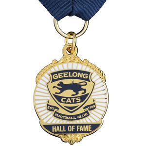 2018 Geelong Hall of Fame: Gold & enamel medal 'Geelong…